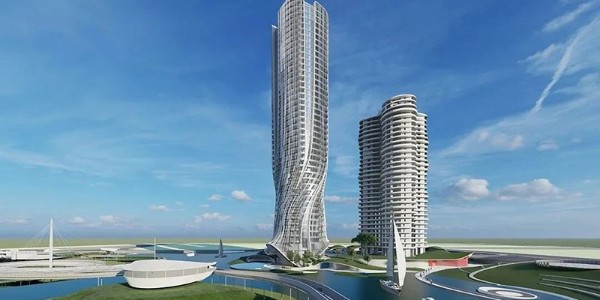 成都超高層住宅Dancing Tower，如流動(dòng)雕塑